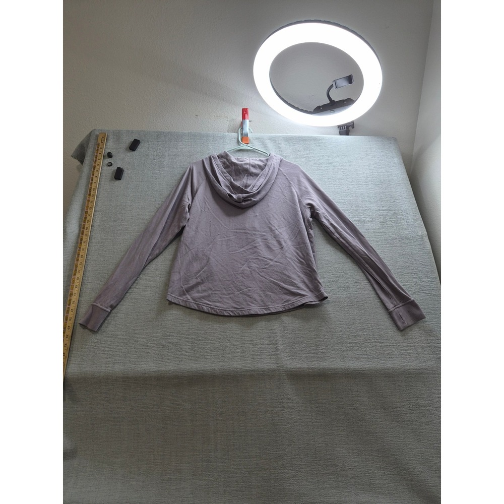 Patagonia Worn Wear Ahnya Pullover Hoodie Women Medium Light Purple Fleece Lined - Picture 7 of 11